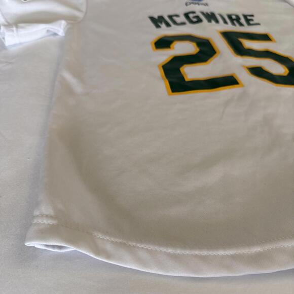 Mark Mcgwire Oakland A's Pepsi Jersey L World Series Battle Of The Bay 25 Nice ! - Picture 11 of 14